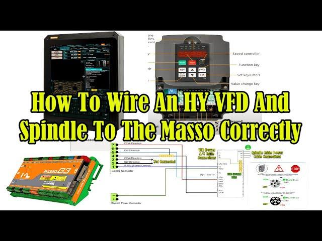 How To Wire An HY VFD And Spindle To The Masso Correctly