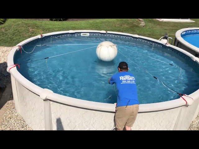 PoolTree System Install Time lapse with 1 person