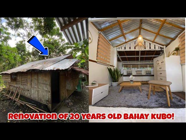 RENOVATION of 20 years old bahay kubo! mapapa wow ka sa outcome!