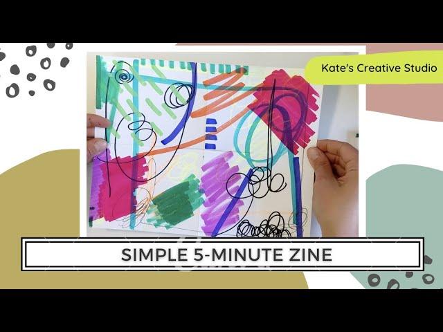 Get into a Creative Flow with this 5-minute Zine Exercise