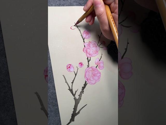 Expressive watercolor freehand brushwork | Eastern Aesthetics