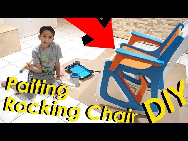 Painting the Modern Rocking Chair DiY with Adrian Adventures