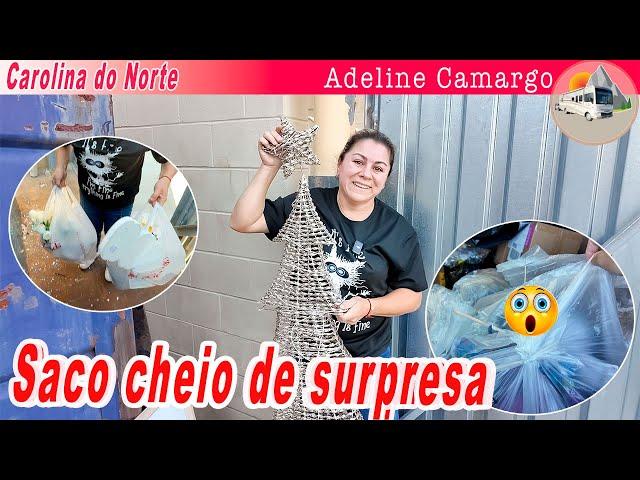 Super dumpster diving achei um saco cheio de surpresa