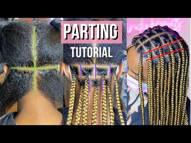 DETAILED Parting Tutorial | How To Get The Perfect Parts!