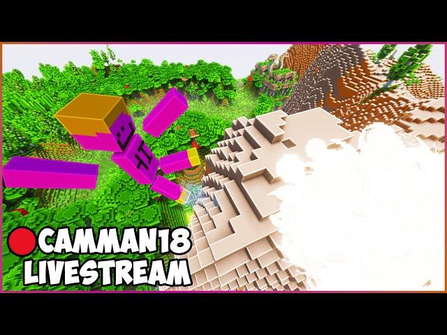 Minecraft, but Mobs have Knockback 1,000,000 camman18 Full Twitch VOD