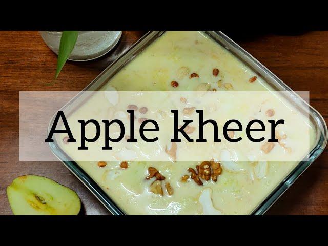 #shorts|Apple kheer recipe|seb ki kheer| unique style healthy dessert|