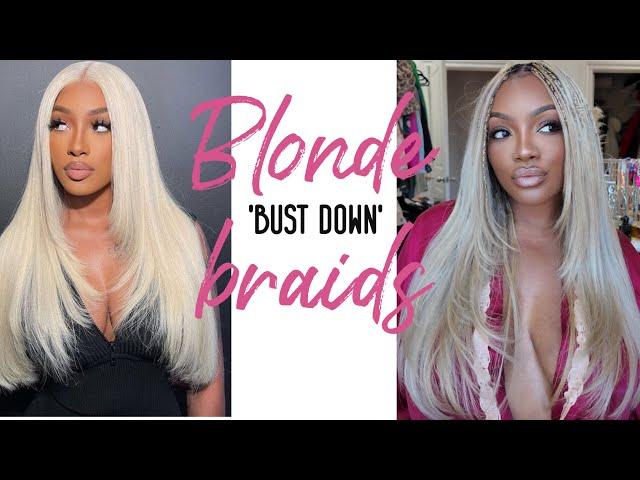 Blonde boho | pick and drop human hair braids