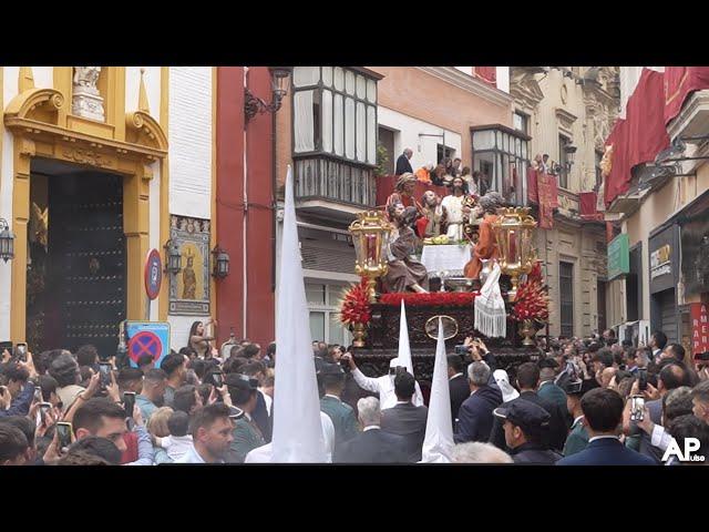 Misterio de la Sagrada CENA en Orfila con LAS CIGARRERAS | Semana Santa Sevilla 2024