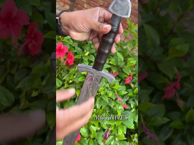 Handmade Viking Sword With D2 steel Etching Blade. #valhalla #vikings  #vikinglegend #vikingfamily