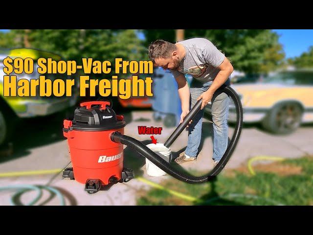 Bauer 14 Gallon 6hp Vacuum Review [& It was only $89!!]
