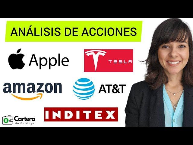 ANÁLISIS TÉCNICO DE ACCIONES: APPLE, TESLA, AMAZON, AT&T e INDITEX