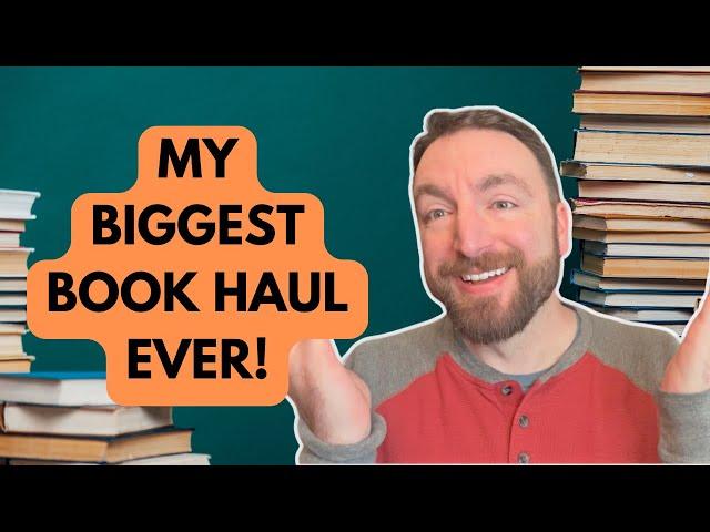 My Biggest Book Haul Ever for October 2024