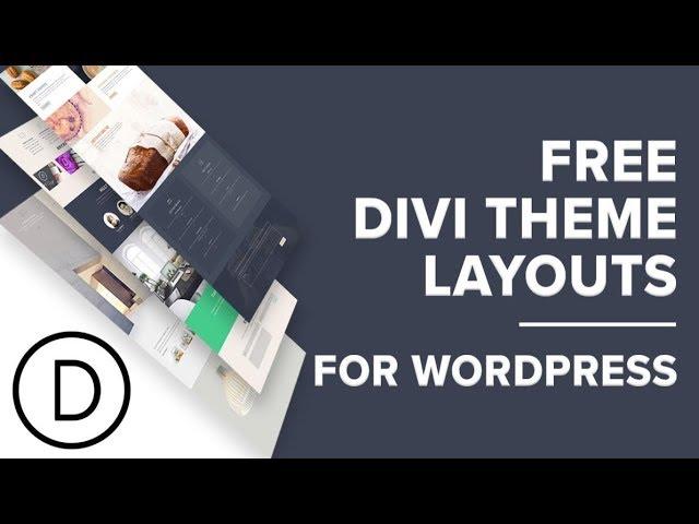 Free Divi Theme Layouts For Wordpress! Come Get It!