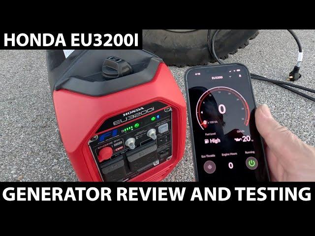 Honda EU3200i Generator Testing and Review