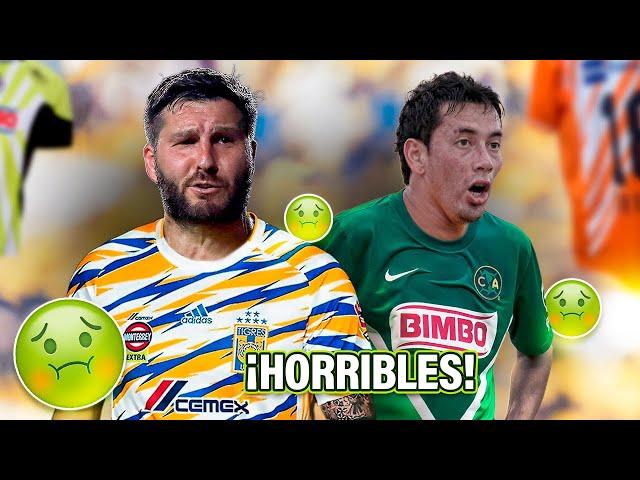 Las 12 PEORES PLAYERAS en la HISTORIA del fútbol MEXICANO ¡La #3 es DE TERROR!