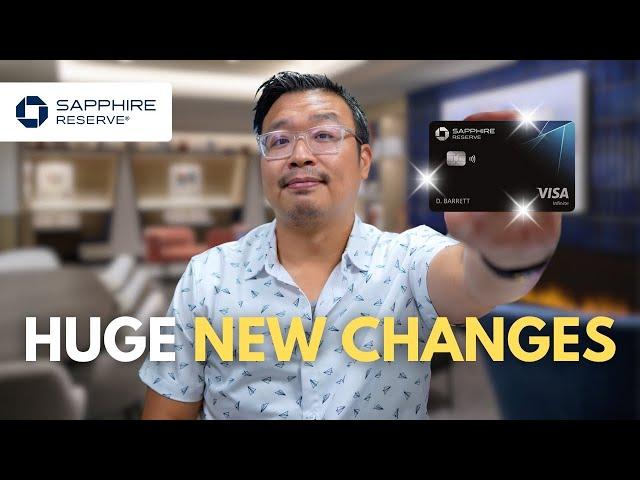 HUGE New Chase Sapphire Reserve Changes (October 2024)