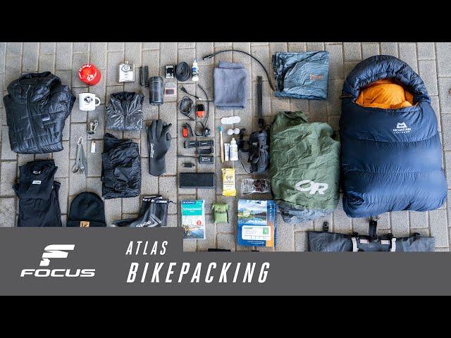 How to pack your bikepacking gear on a FOCUS ATLAS gravel bike.