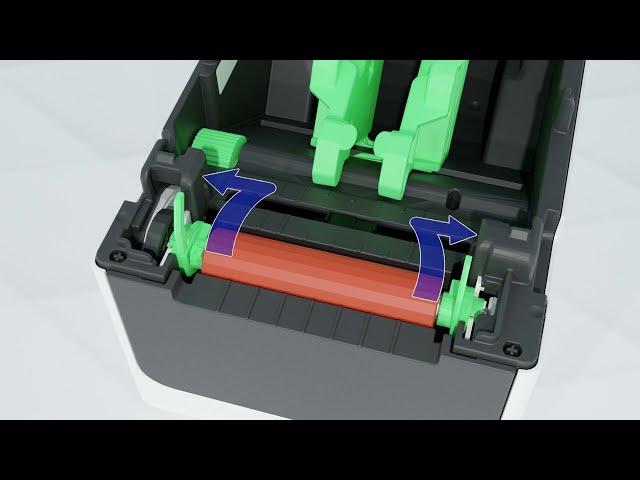 How to install the Linerless Platen Roller [Brother Global Support]