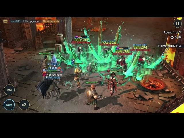 The Calamitus FK hard 10 speed run 20 turn. AMAZING #raidshadowlegends