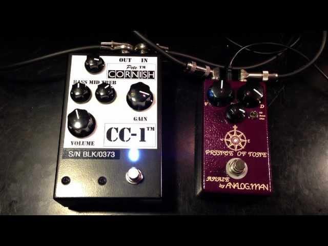 Pete Cornish CC-1 vs Analog Man Prince Of Tone