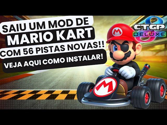 BOMBA!! MOD DE MARIO KART COM 56 PISTAS PARA O SWITCH!!