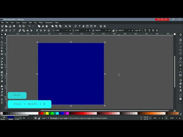 Inkscape: Changing Canvas Size via a Shortcut