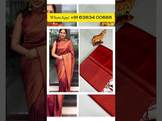  SOFTY* *Kubera Pattu Sarees #saree #viralvideo #sareefashion