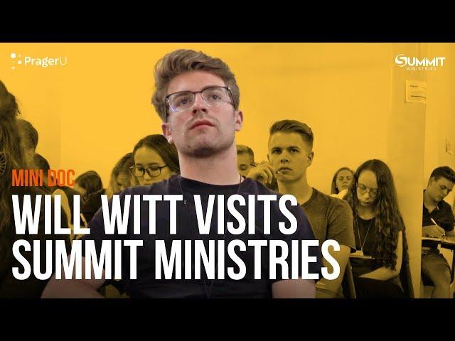 Will Witt Visits Summit Ministries | Man on the Street