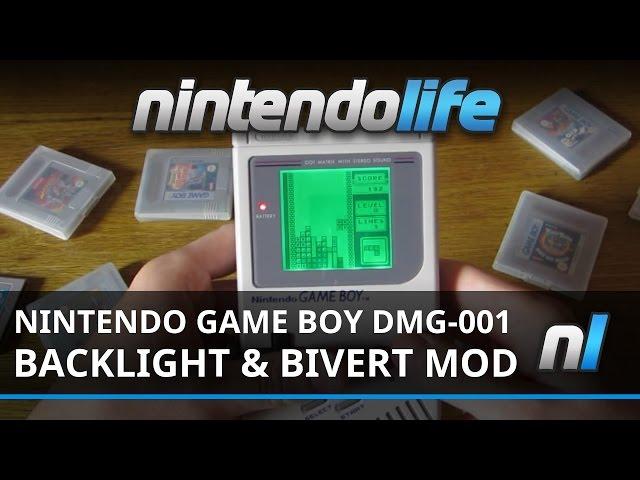 Nintendo Game Boy Backlight And Biverted Screen Mod