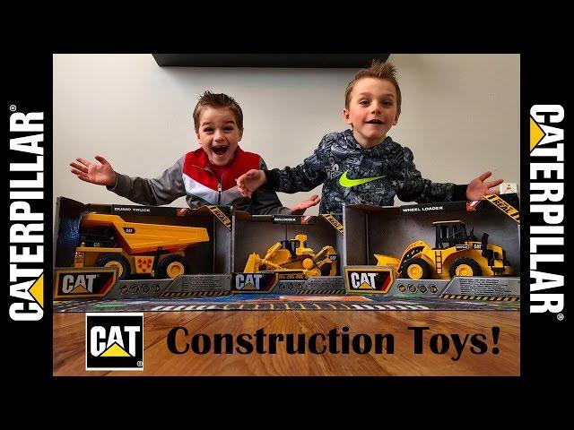 Bulldozer, Wheel Loader, and Dump Truck Toys by CAT