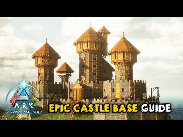 Epic All-in-One Castle Base | Building Tutorial | ARK: Survival Ascended