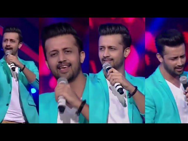 AtifAslam live singing in Gima Awards 2015 | Heart touching performance |