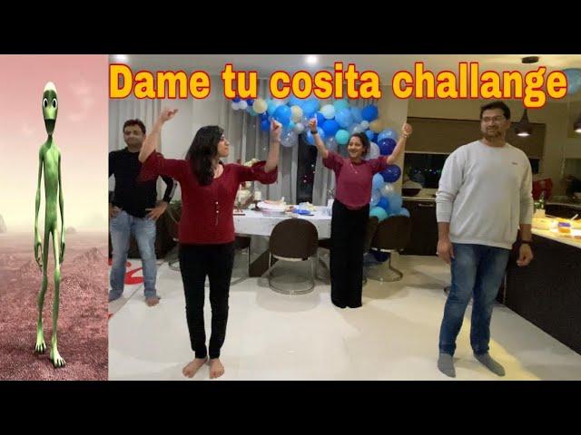 Dame Tu Cosita Challenge by sonu australia vlogs | alien dance | frog dance |  funny dance