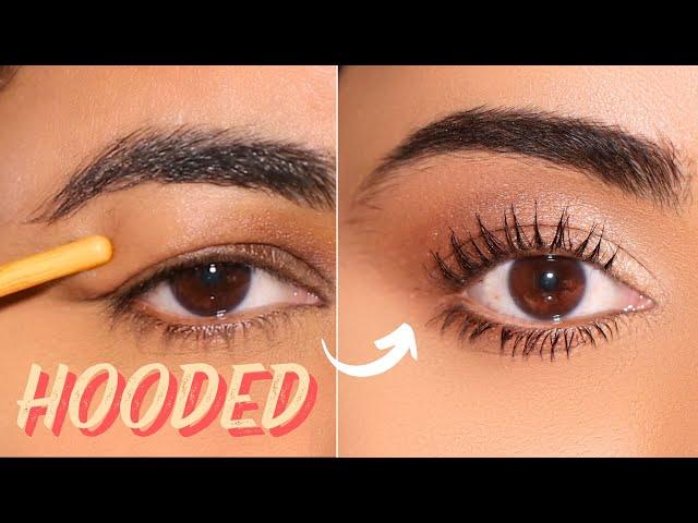 Genius HOODED Eyes Makeup Hack!