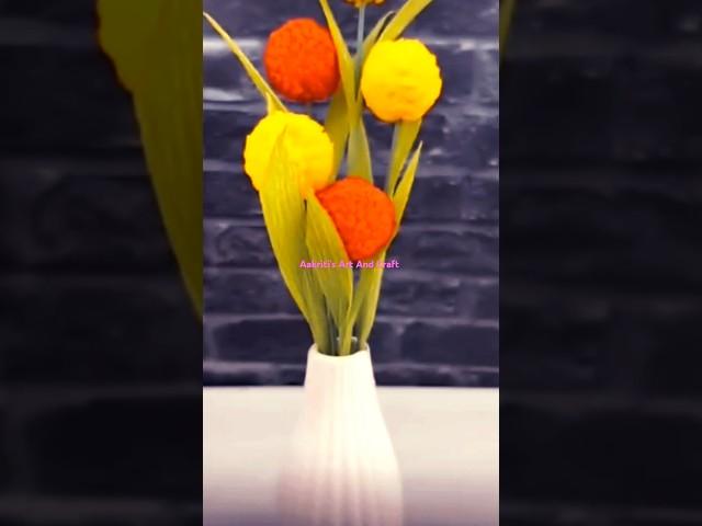 Easy diy Flower  using fruit waste for kids #diy #craft #flower#fruitwaste#aakriti art and craft