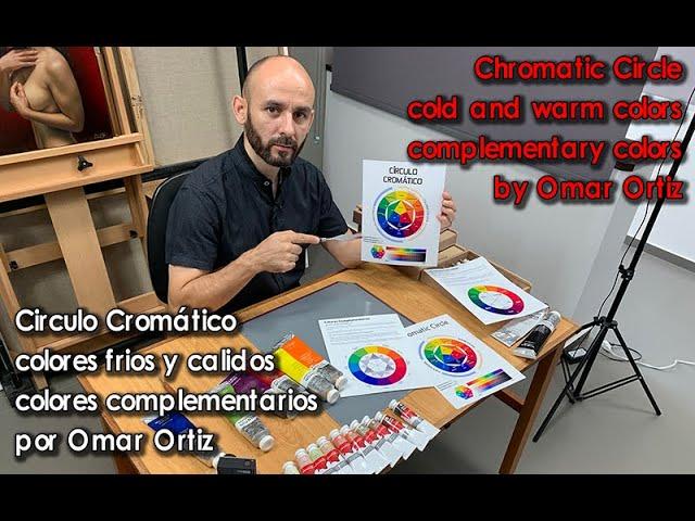 Omar Ortiz explica circulo cromático, colores primarios secundarios fríos cálidos y complementarios