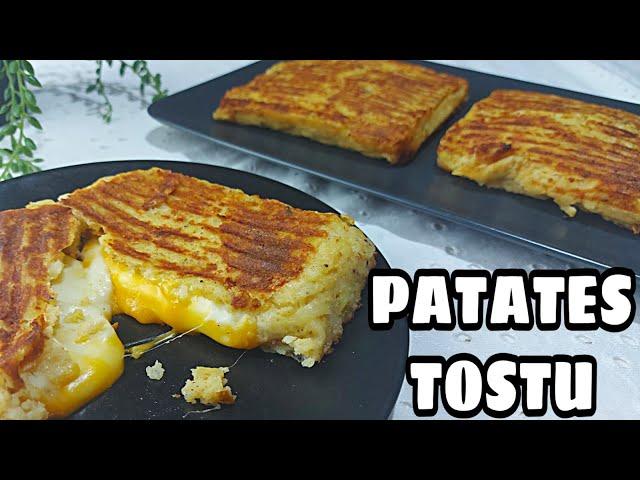 PATATES TOSTU TARİFİ NASIL YAPILIR? BİR KAÇ TANE PATATESLE KAHVALTIDA ZİYAFETPOTATO TOAST  TOST