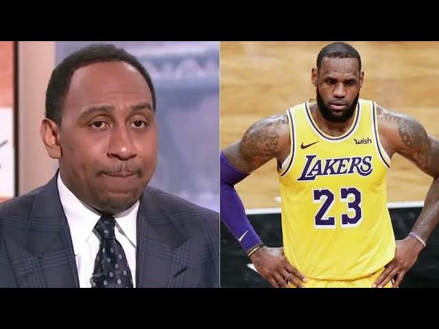 Stephen A. Smith Says GO CRAZY on LeBron James LOS ANGELES LAKERS