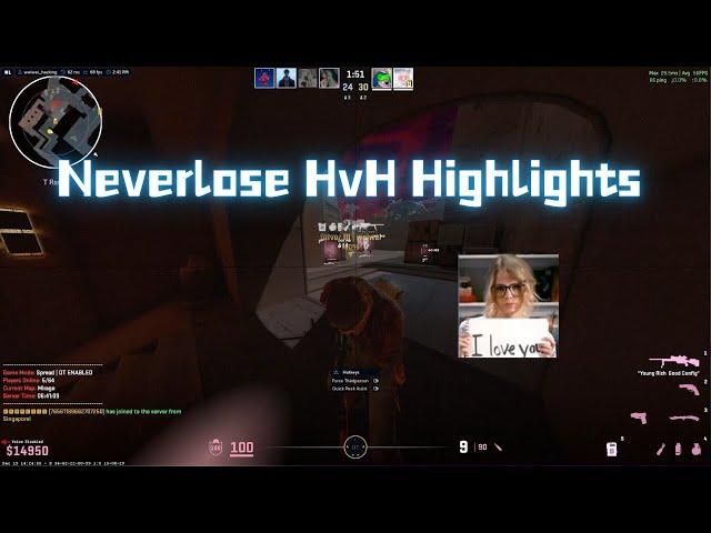 #CS2 HvH Highlights | Community HvH With Neverlose.cc / 𝒀𝒐𝒖𝒏𝒈𝑹𝒊𝒄𝒉 Free Config