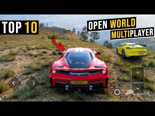 Top 10 OPEN WORLD Car Racing Games Like Forza horizon For Android & iOS 2024 | High Graphics