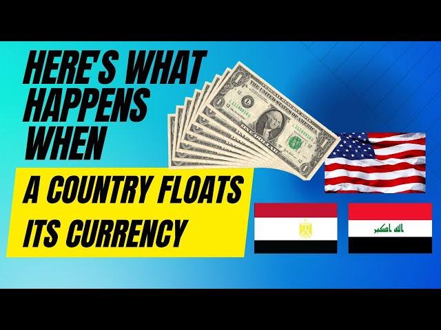 Iraq News What Does Floating the Currency Mean? #iraqidinar