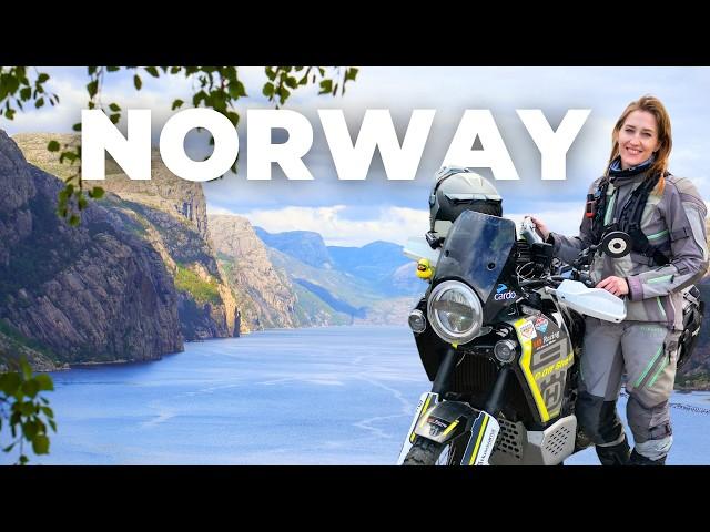 Motorcycle ride through Norway’s Epic Fjords and Mountains | Off She Goes on a Norden 901