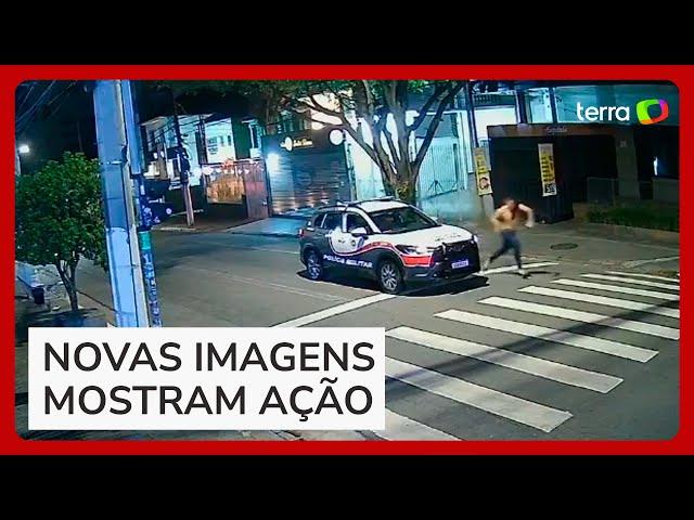 Vídeo mostra estudante de medicina dando tapa em retrovisor de viatura antes de ser morto pela PM