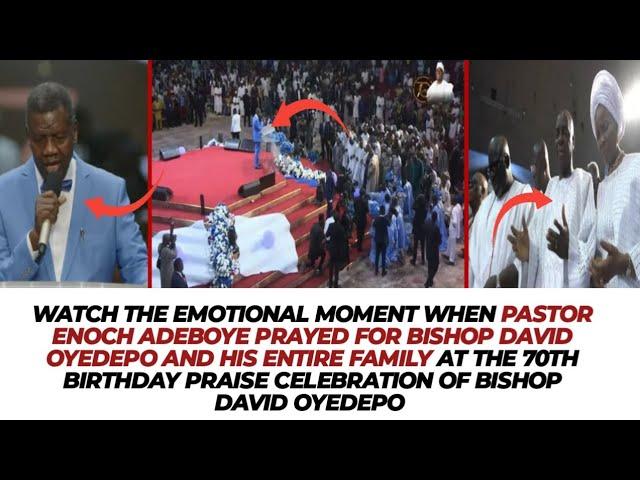 WATCH HOW PASTOR ADEBOYE PRAYED FOR DAVID OYEDEPO & HIS FAMILY AT BDO'S 70TH BIRTHDAY CELEBRATION