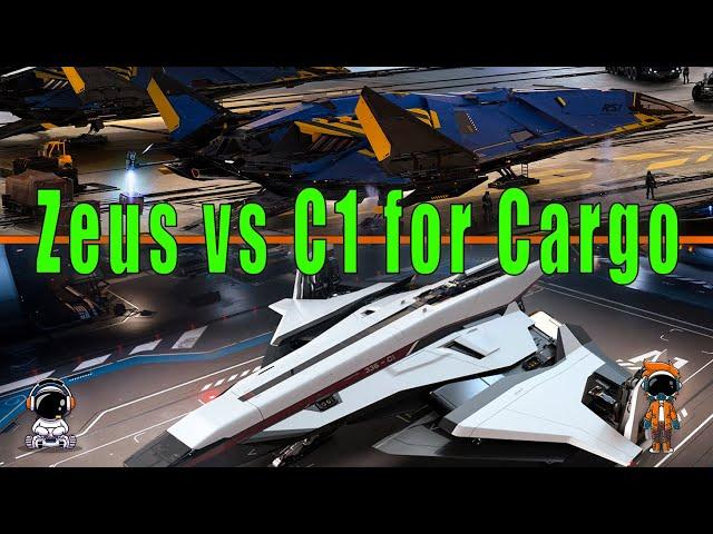 RSI Zeus vs C1 for Cargo Running in Star Citizen