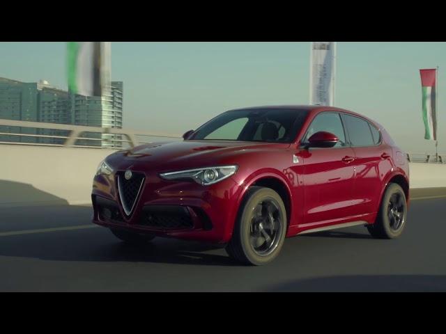 Alfa Romeo Stelvio Q in Dubai - Driving in city