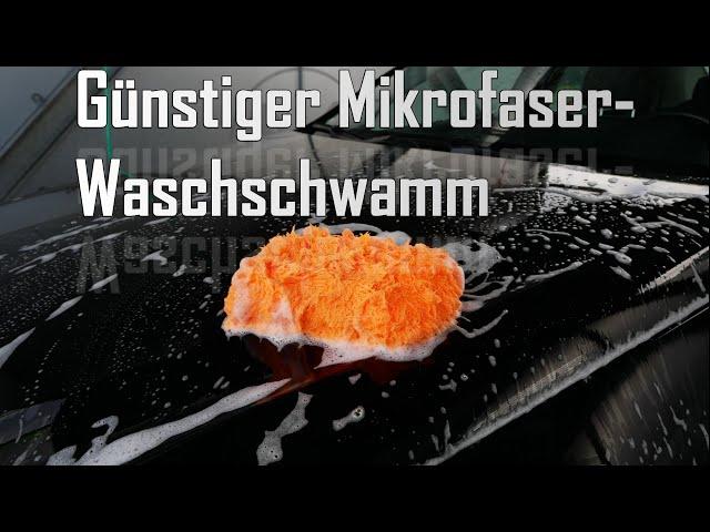 Mikrofaser - Waschschwamm für die Autowäsche für unter 5€ im Test