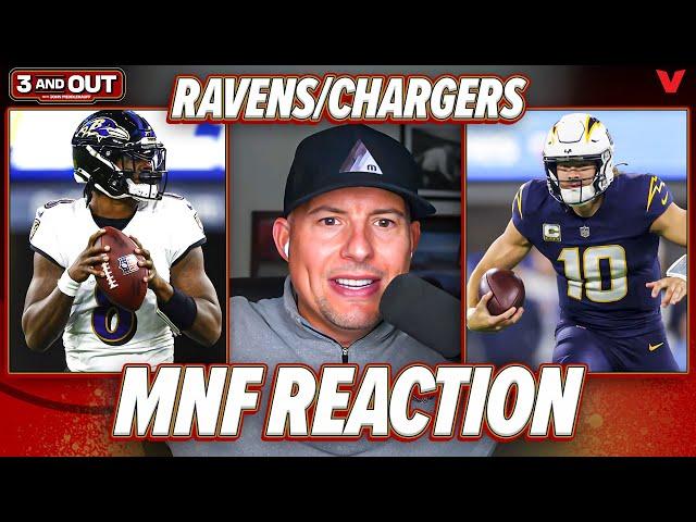 Lamar Jackson and the Ravens topple Justin Herbert and the Chargers in Harbaugh Bowl on MNF |3 & Out