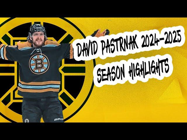 2024-25 Boston Bruins David Pastrňák Season Highlights | Boston Sports Entertainment Network