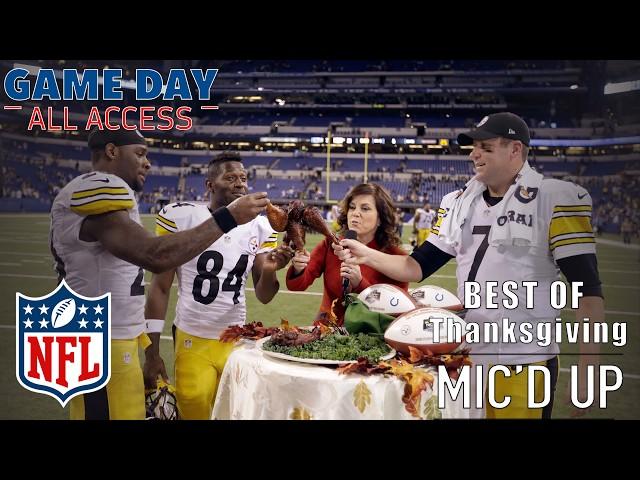 Best Mic’d Up Moments in Thanksgiving History! | Game Day All Access